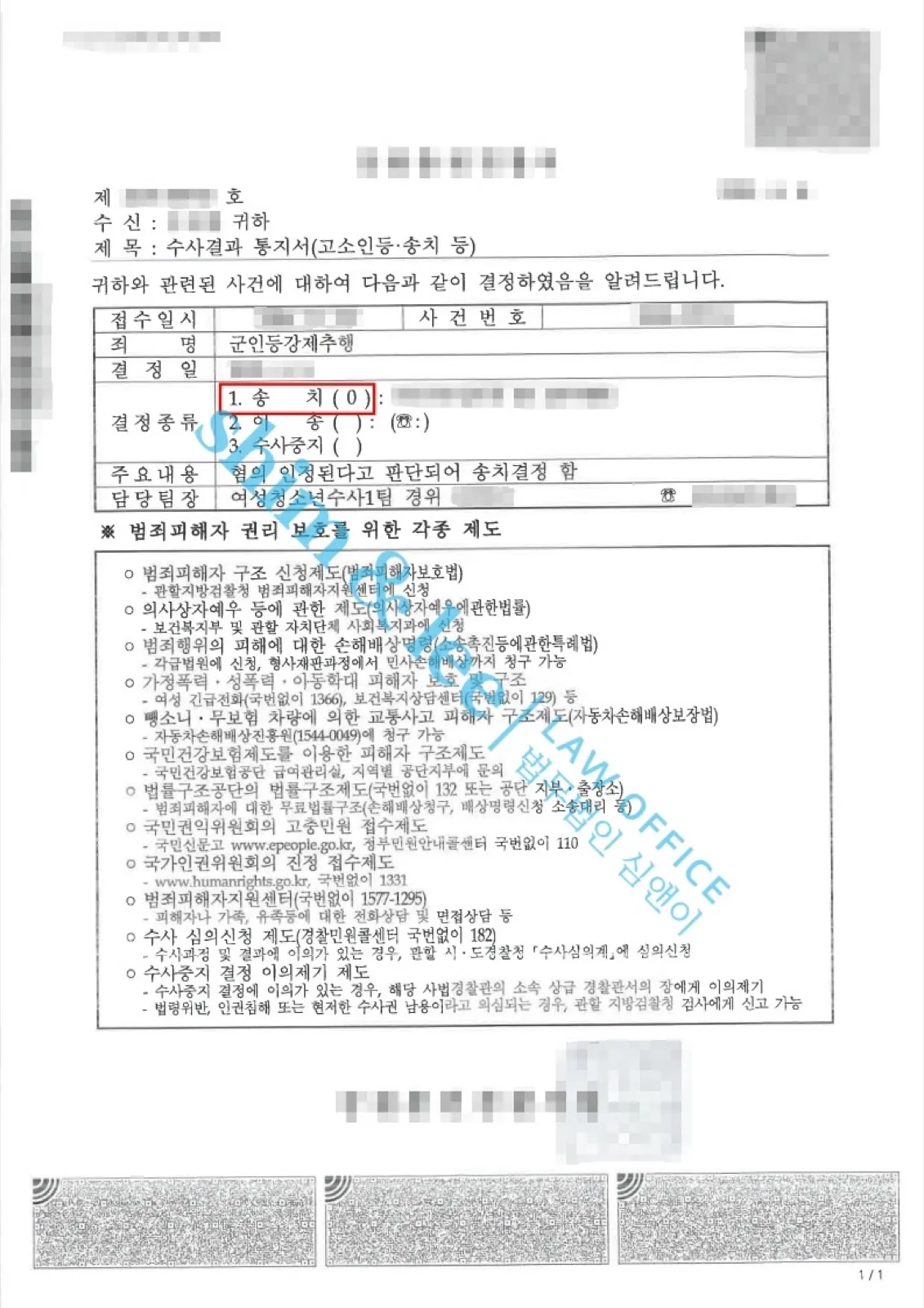 결과를 증명하는 문서 — 개인정보 비식별 처리