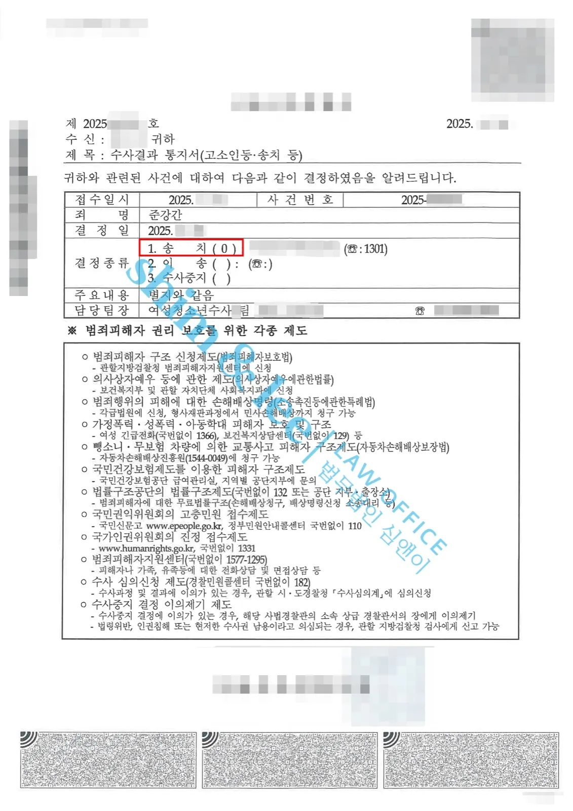 결과를 증명하는 문서 — 개인정보 비식별 처리