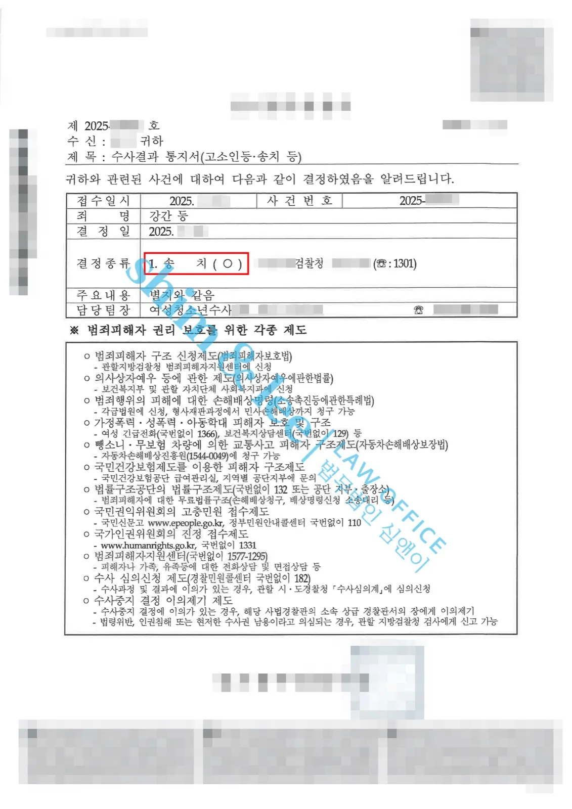 결과를 증명하는 문서 — 개인정보 비식별 처리