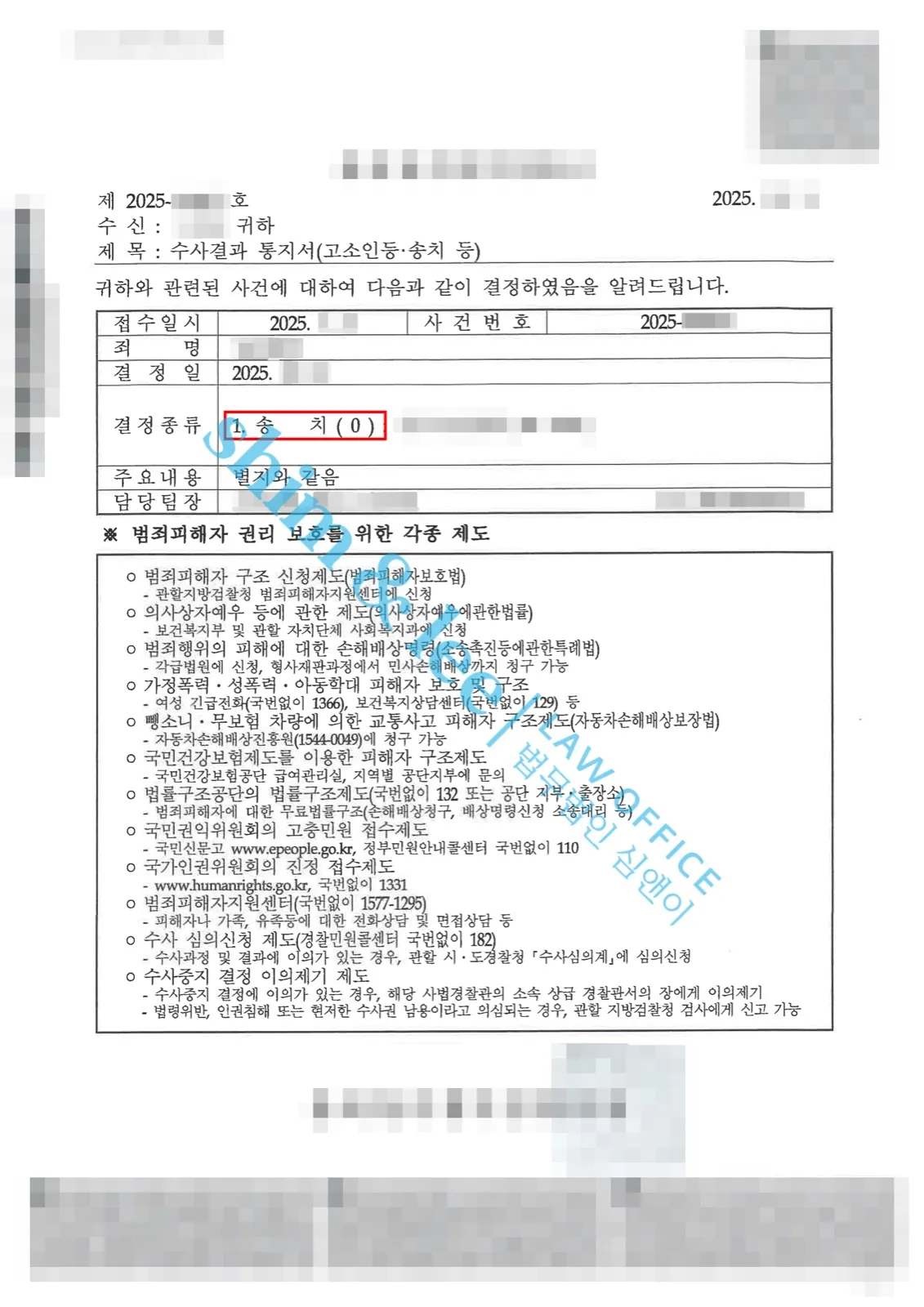 결과를 증명하는 문서 — 개인정보 비식별 처리