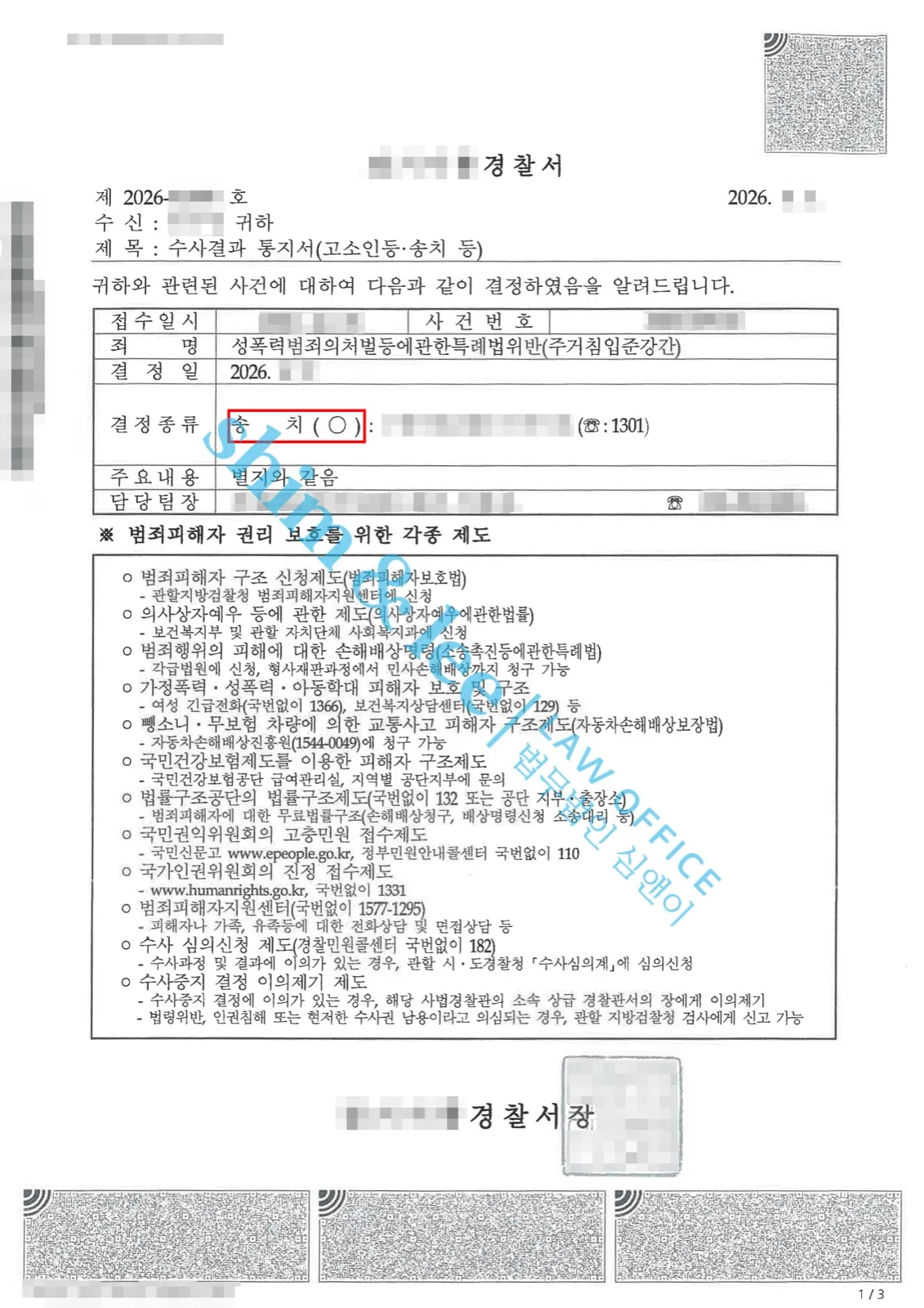 결과를 증명하는 문서 — 개인정보 비식별 처리