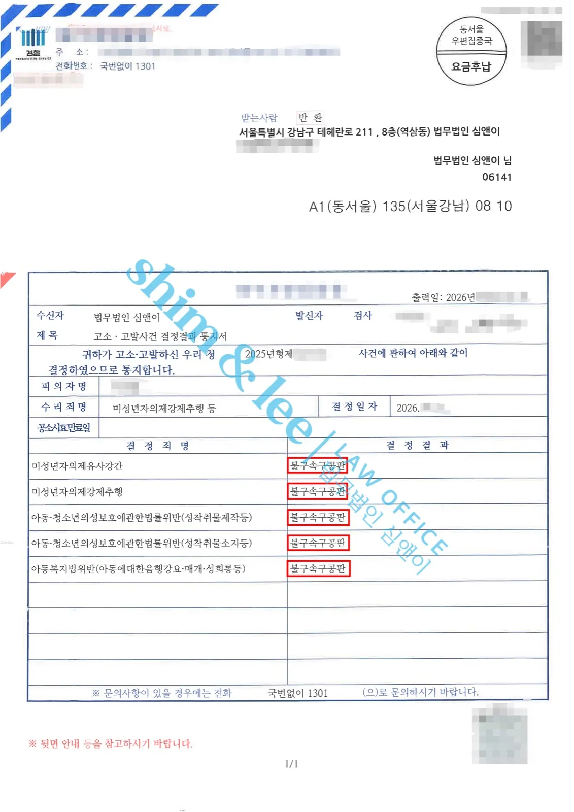 결과를 증명하는 문서 — 개인정보 비식별 처리