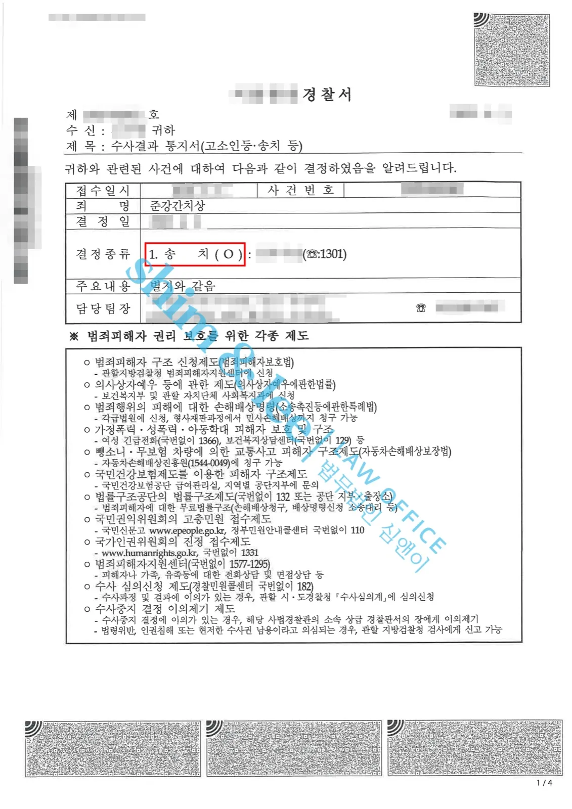 결과를 증명하는 문서 — 개인정보 비식별 처리