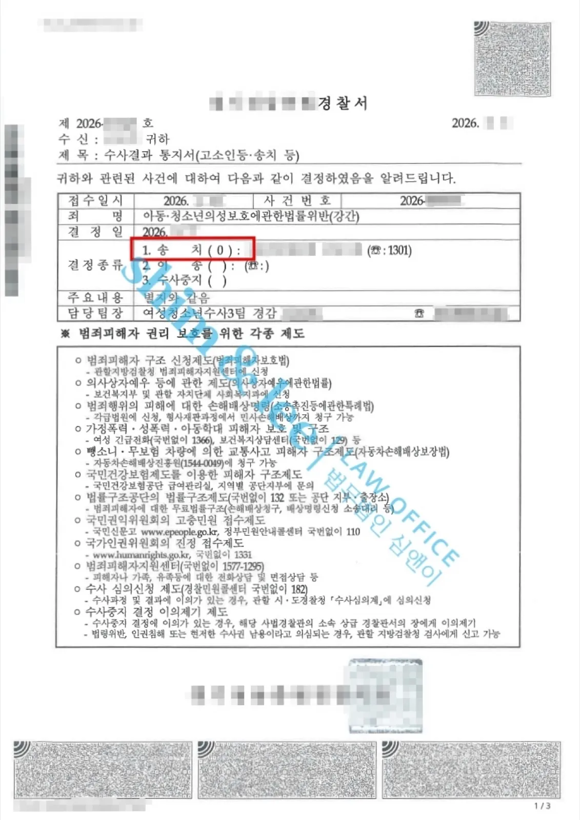 결과를 증명하는 문서 — 개인정보 비식별 처리