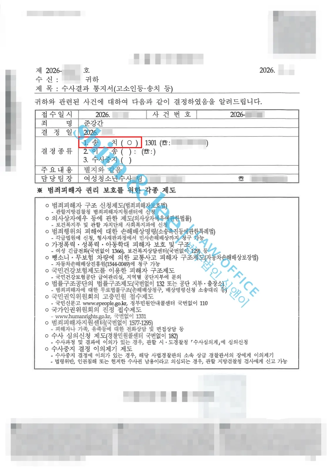결과를 증명하는 문서 — 개인정보 비식별 처리