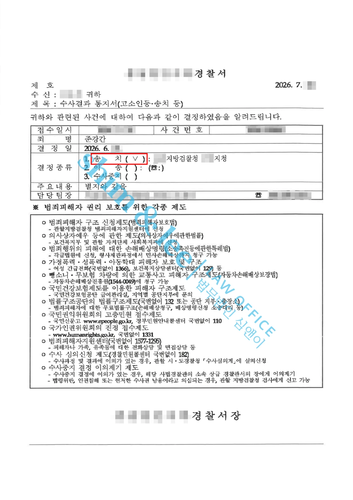 결과를 증명하는 문서 — 개인정보 비식별 처리