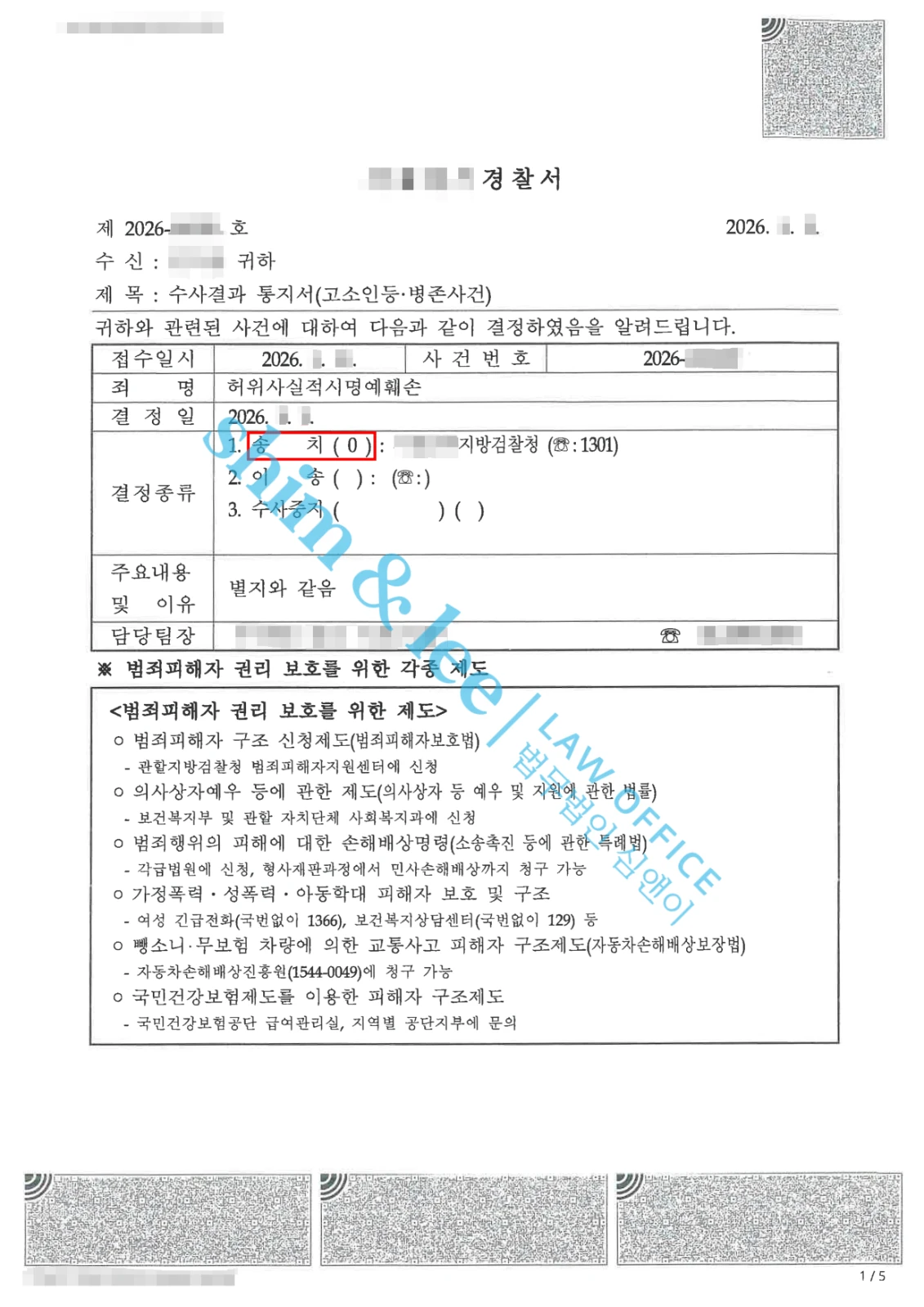 결과를 증명하는 문서 — 개인정보 비식별 처리
