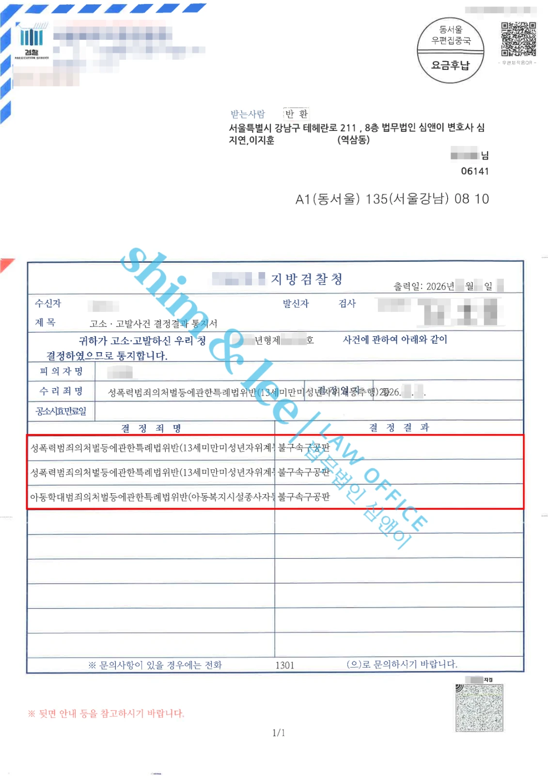 결과를 증명하는 문서 — 개인정보 비식별 처리