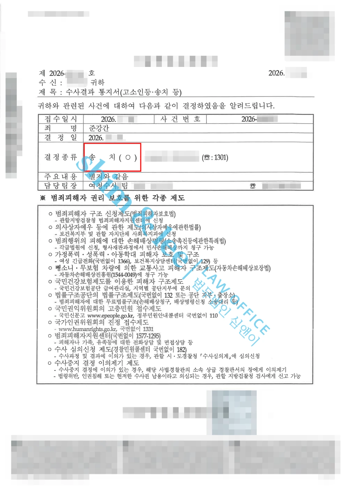 결과를 증명하는 문서 — 개인정보 비식별 처리